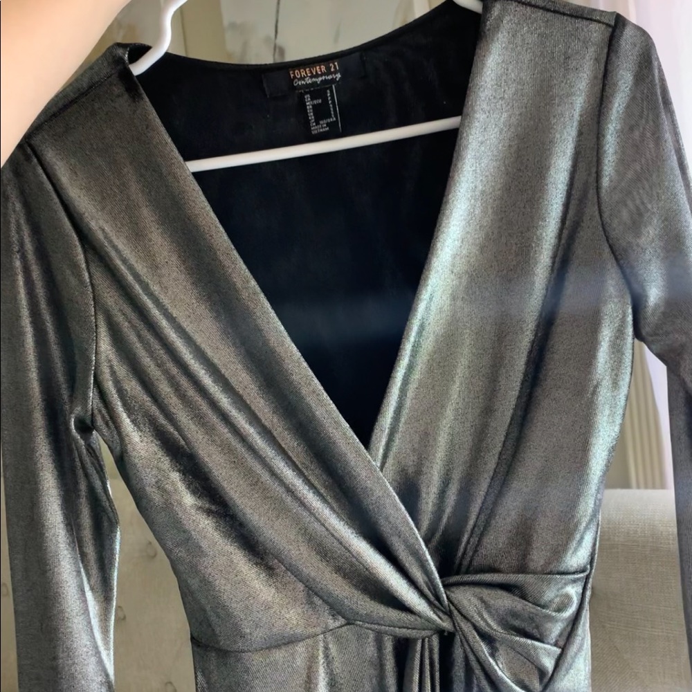 Metallic dress